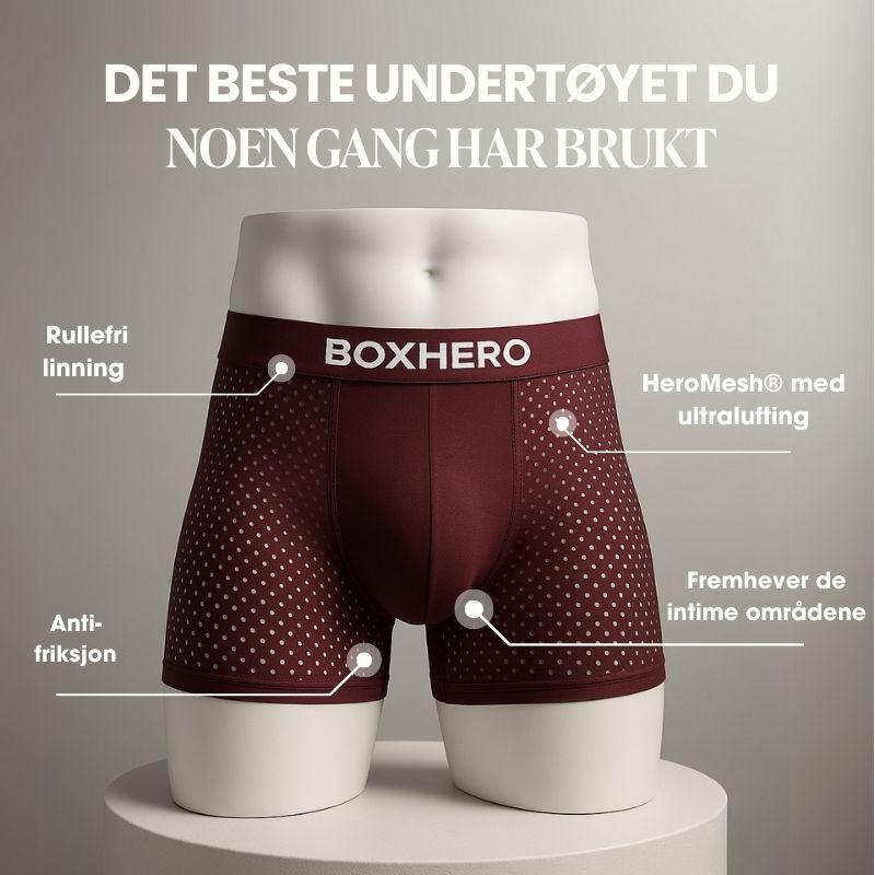 BOXHERO BOKSER I BAMUSFIBER – REVOLUSJONERENDE KOMFORT HELE DAGEN