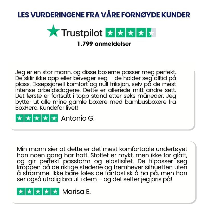 BOXHERO BOKSER I BAMUSFIBER – REVOLUSJONERENDE KOMFORT HELE DAGEN