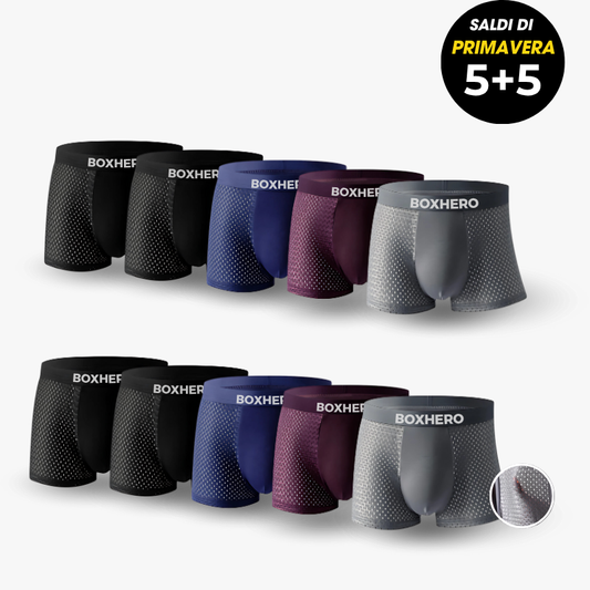 BOXER BOXHERO IN FIBRA DI BAMBÙ – COMFORT RIVOLUZIONARIO PER TUTTA LA GIORNATA