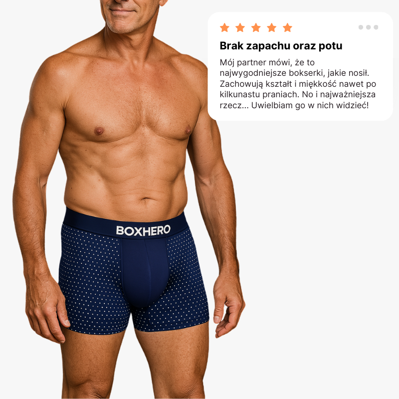 BOXHERO - NAJLEPSZE BOKSERKI Z WŁÓKNA BAMBUSOWEGO