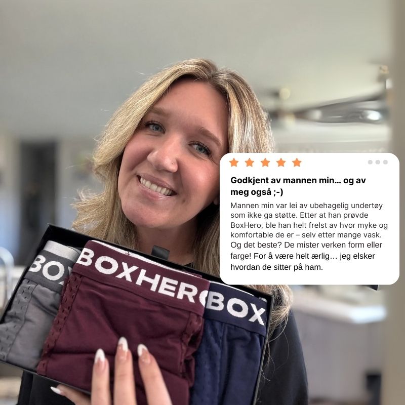 BOXHERO BOKSER I BAMUSFIBER – REVOLUSJONERENDE KOMFORT HELE DAGEN