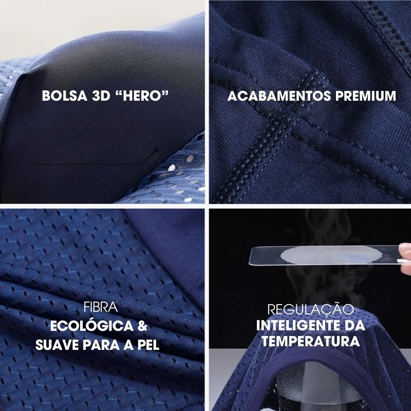 BOXERS BOXHERO EM FIBRA DE BAMBU – CONFORTO REVOLUCIONÁRIO DURANTE TODO O DIA